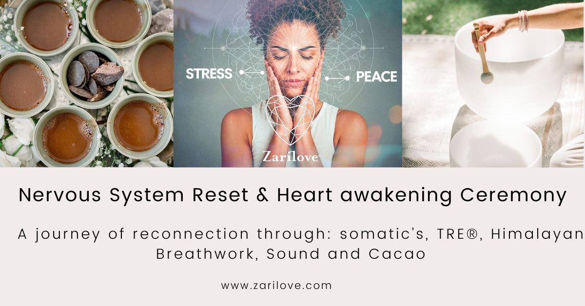 Nervous System Reset & Heart Awakening – Cacao, Breath, TRE® & Sound